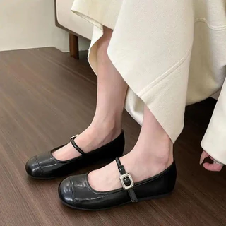 JSNB รองเท้าแมรี่เจน ผู้หญิง คัทชู สไตล์ลูกคุณ ใส่สบาย พร้อมส่งฟรี [LN886]