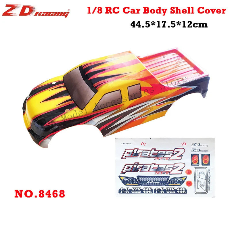 ZD Racing 1/8 RC รถบรรทุกรถ Body SHELL ฝาครอบ PVC รถสําหรับ 1:8 ZD Racing 9116 08427 RC รถอะไหล่ 846