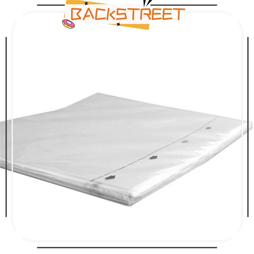 BACKSTAGE Vinyl Records Sleeve, Resealable 12 Inch LP Vinyl Record Cover, White Record Protection