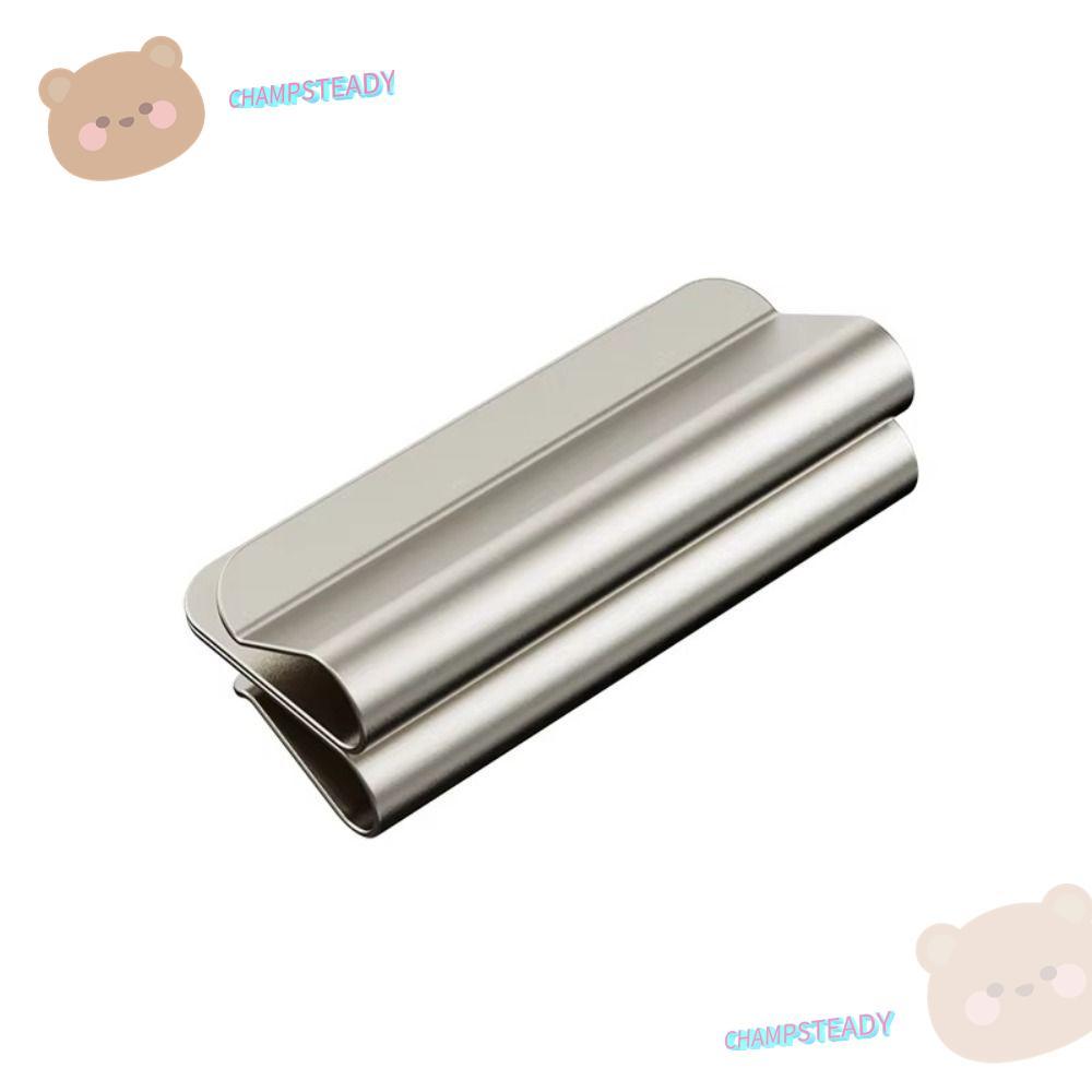 CHAMPSTEADY 1 คู่ คลิปปิดม่าน หัวเข็มขัดยึดโลหะ แม่เหล็กดึงดูด ถอดออกได้ สําหรับม่านหน้าต่าง