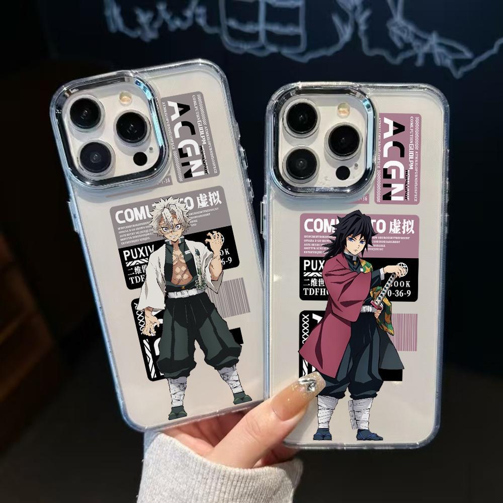 การ์ตูน Demon Slayer Giyuu Sanemi สําหรับ Apple iPhone 17 Air 16 15 14 13 12 11 Pro Max X XR XSMAX 8