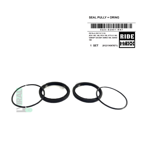ซีล Pully ชุด Vario 110 125 150 Pcx 150 Adv 150 91211-KN7-671 34X41X4 91351-GR1-000 38.5X2