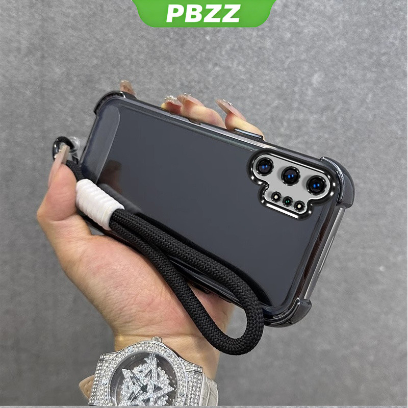 PBZZ เคสสําหรับ SAMSUNG note 10 plus samsung note 10 pro note 9 s10 เคสโทรศัพท์ Softcase ซิลิโคนกันกระแทกปกดีไซน์ใหม่ความงามใสพร้อมเชือกเส้นเล็กสําหรับสาว SJST01