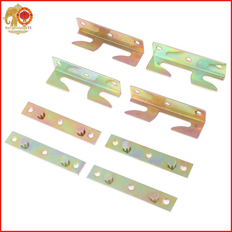 [RG1] 4 ชุดเฟอร์นิเจอร์ไม้เตียงราง braet สวมขั้วต่อ snap mount hole [th]