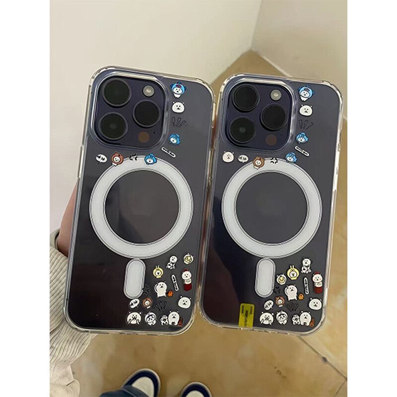 หมีเลียนแบบรอบๆ เหมาะสําหรับ 16pro1513 iphone phone 16pro