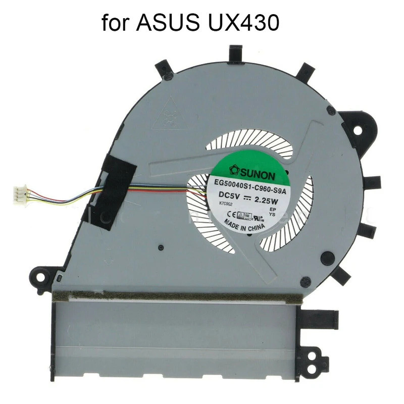 ชิ้นส่วนพีซีแล็ปท็อปพัดลมระบายความร้อน CPU สําหรับ ASUS ZenBook UX430 UX430U UX430UA UX430UQ U4100 U