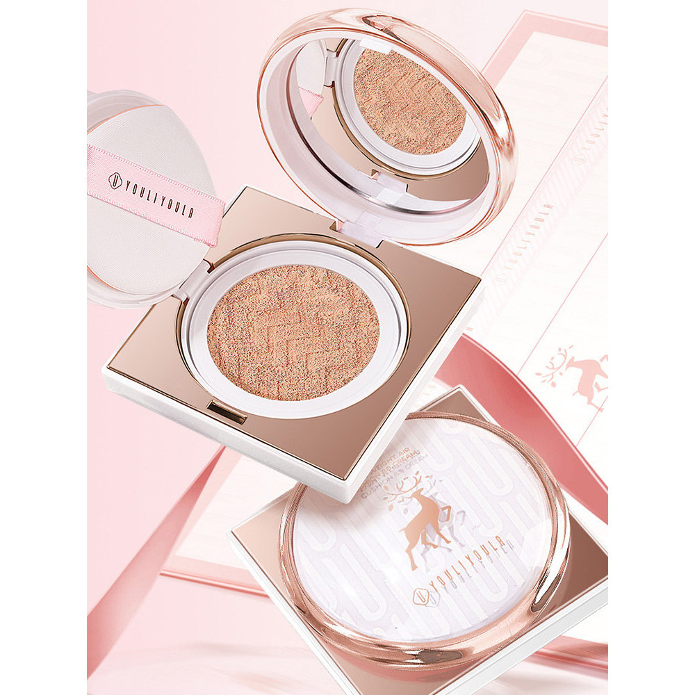 พัฟแต่งหน้า cushion Uli Ula True Love One Deer Have You Cushion bb Cream Liquid Foundation คอนซีลเลอ