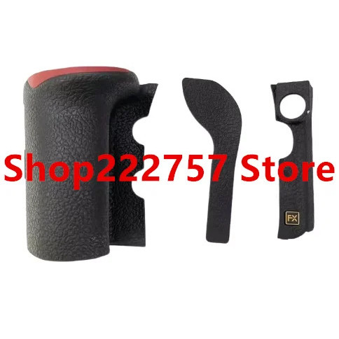 ชุดยาง Bady ต้นฉบับใหม่ 3 ชิ้น (Grip+ด้านซ้าย+thumb) ชิ้นส่วนซ่อมสําหรับ Nikon D850 SLR