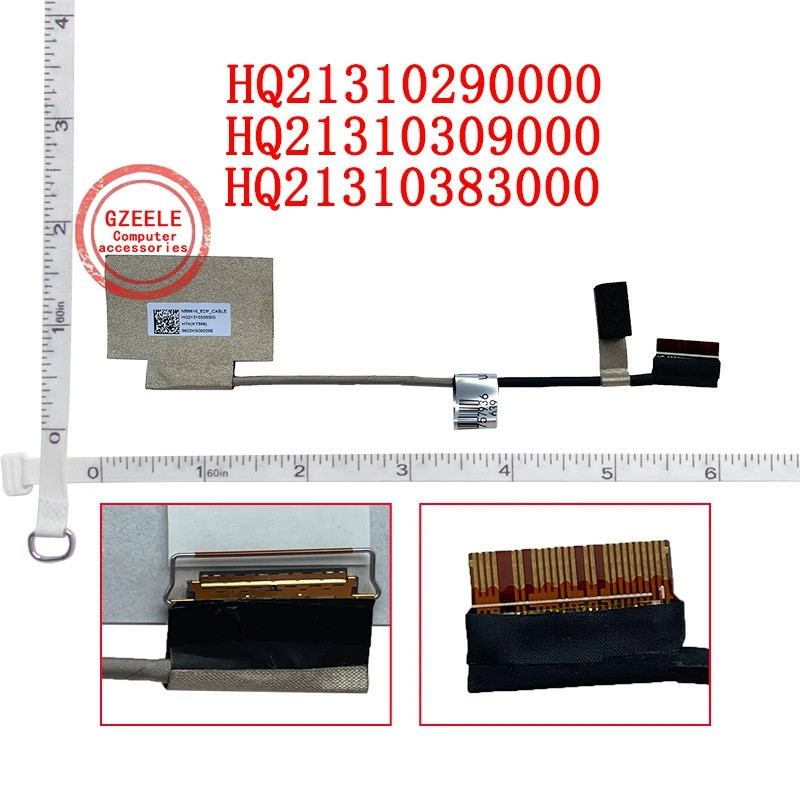 สายหน้าจอวิดีโอสําหรับ ASUS ZenBook UX431F UM431D BX431 UX431FA UX431DA S4500F U4500F แล็ปท็อป LCD จอแสดงผล LED ริบบิ้น Flex สาย