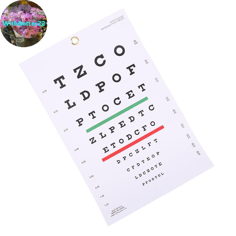 ด้วยที่ยอดเยี่ยมพรีเมี่ยม Snelen Eye Chart แผนภูมิผนังพลาสติกกันน้ํา Snellen แผนภูมิสําหรับการสอบทดส