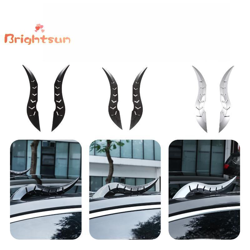 [BT-t] 2 ชิ้นส่วนบุคคล Universal Car 3D Dragon Horn หลังคาตกแต่ง Creative & Cool อุปกรณ์ตกแต่งภายนอก
