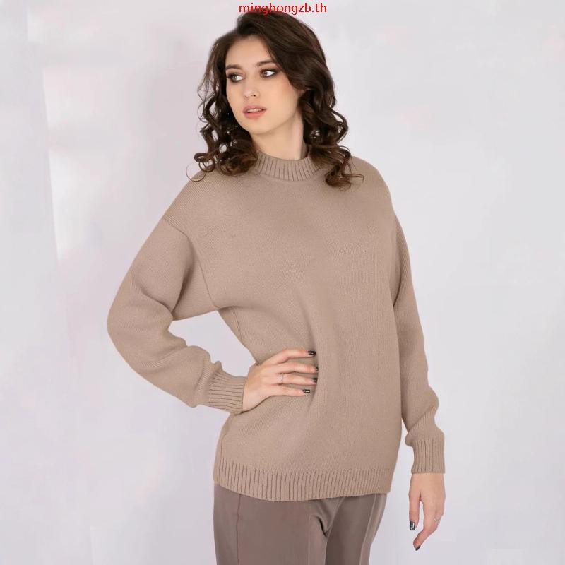 SNOWCOVER - SC168 Franky Sweater เสื้อไหมพรมคอกลม ที่ทุกคนต้องมี ผ้านุ่มมาก ยืดเยอะ ใส่สบาย ความหนาพ