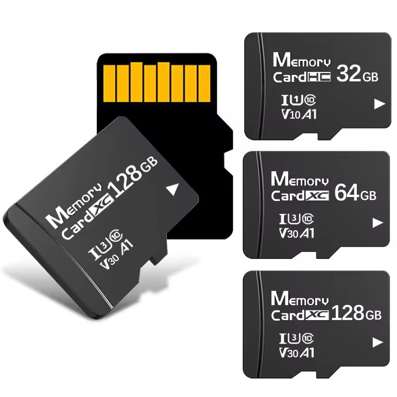 SD Card Micro Sd Card การ์ดหน่วยความจํา Class 10 120MB/s 32G/64GB/128GB TF Card สําหรับกล้องวงจรปิด 