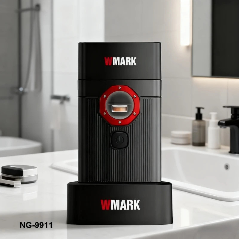 WMARK เครื่องโกนหนวด Professional Beard Trimmer เครื่องโกนหนวดไฟฟ้ามีดโกนแบบพกพา 10000 RPM เครื่องโก