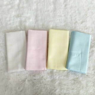 ผ้าอ้อมสาลูคอตตอน 100% พรีเมี่ยม NES'S ขนาด 27x27 นิ้ว 1 ผืน