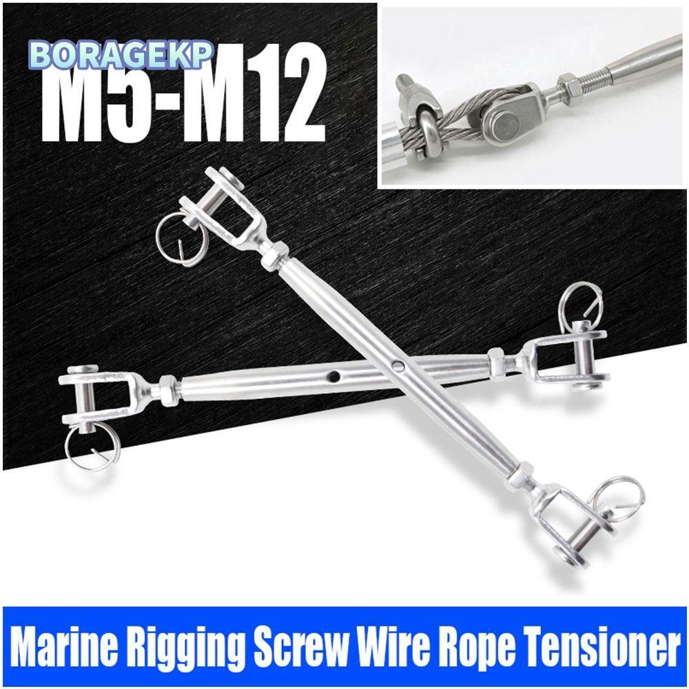 ที่เก็บของKP Marine Rigging, ฮาร์ดแวร์สกรูปิด Body Tensioner, 304 สแตนเลส M5-M12 ความยาว Adjuster Cl
