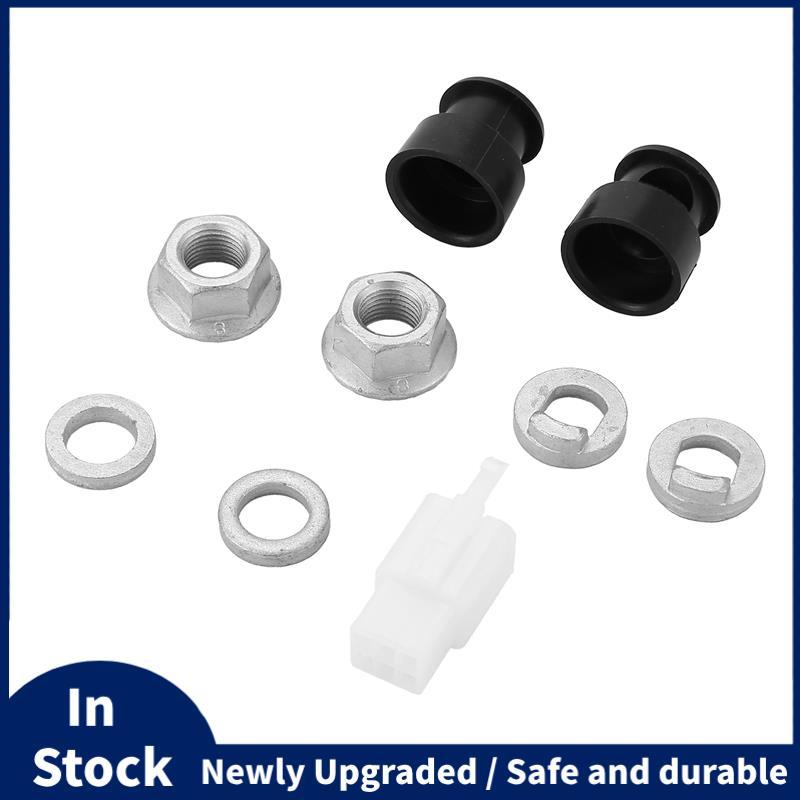 E-Bike ไฟฟ้าจักรยาน Hub Motor Axle Front Lock Nut /Lock Washer /Spacer /Nut Cover พร้อมเพลา 12 มม.