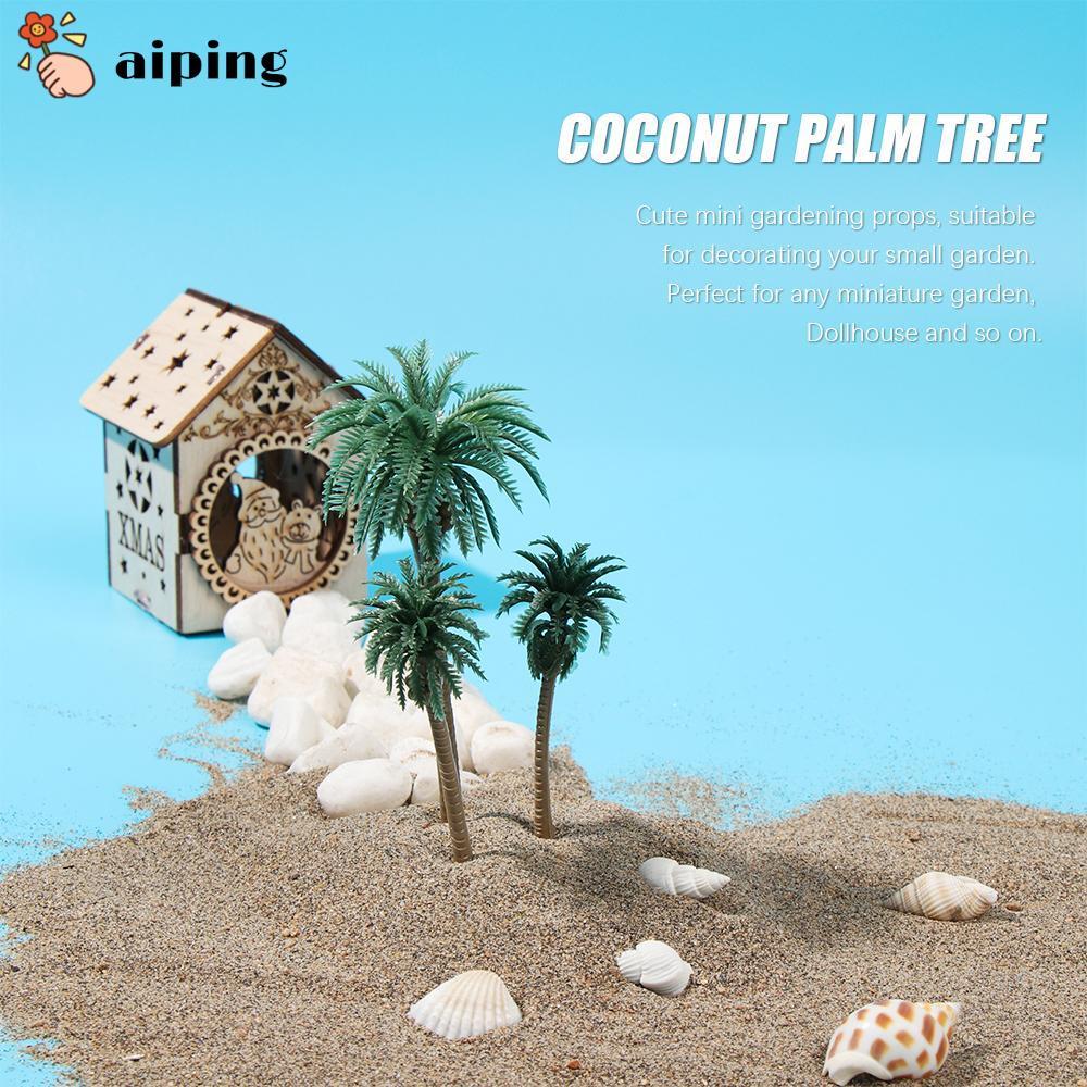 Aiping โมเดลต้นมะพร้าว ต้นปาล์มจําลอง 5 ชิ้น