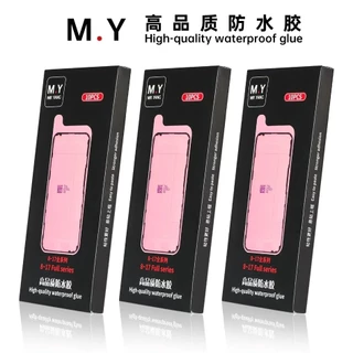 สติกเกอร์ซีลกันน้ำ YCS M.Y สำหรับ iP 11 12 12PM 13 13PM 14PM กาวติดด้านหน้าและด้านหลัง อุปกรณ์ป้องกันฝุ่น