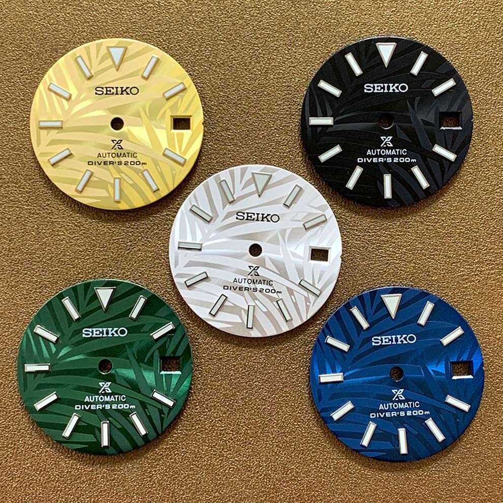 อุปกรณ์เสริมนาฬิกา 28.5 มม.ผิวใบ 007/009 ดัดแปลง Dial เหมาะสําหรับ NH35/36/4R/7S การเคลื่อนไหว