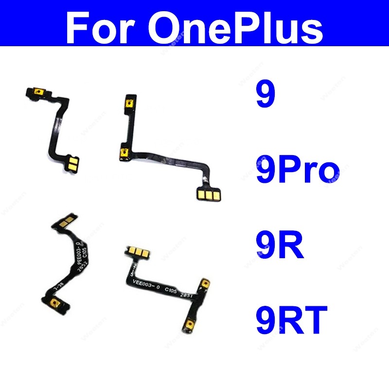 สําหรับ Oneplus 1+ 9 9 Pro 9R 9RT On Off Power Volume ปุ่มด้านข้าง Volume Power Keys Flex Ribbon Rep