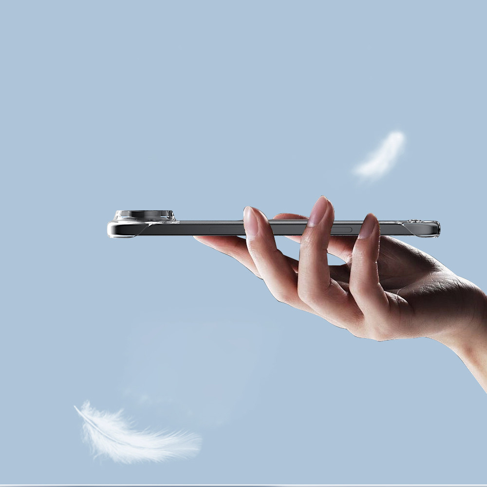 Ultra Thinโปร่งใสFrameless HardสําหรับiPhone air 17 16e รูปที่ 5
