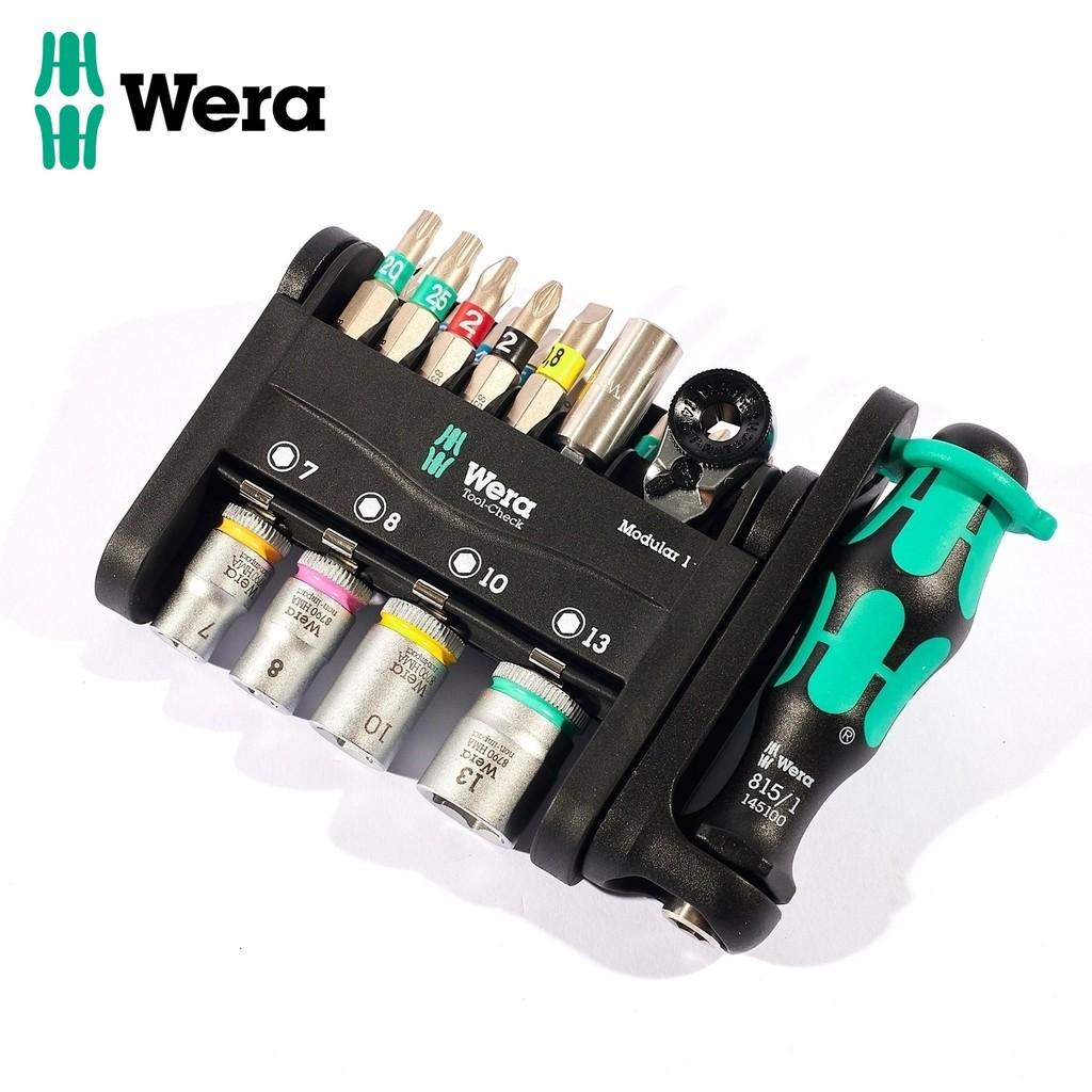 WERA ชุดไขควงและประแจ TOOLS-CHECK MODULAR 1 จำนวน 21 ชิ้น รหัส 05049000001 (เวร่า)