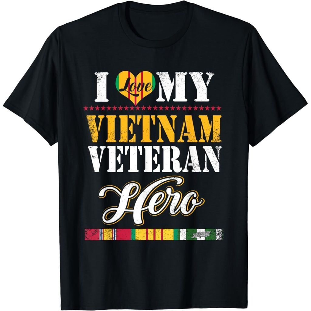 New I Love My Vietnam Veteran Military Us Army Vietnam Veteran Tshirt S3Xl