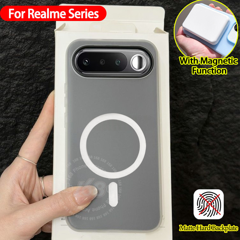 เคส Realme 16 Case เคสแบบแม่เหล็ก สีลูกกวาด กันกระแทก โทรศัพท์ 2 in 1 ผิวด้าน เหมือนผิวหนัง ใส่การ์ดได้เอง เคสเรียบง่าย กันรอยนิ้วมือ