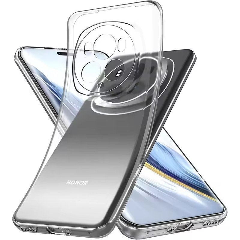 เคสโทรศัพท์ TPU แบบนิ่ม ใสระดับคริสตัล บางพิเศษ กันกระแทก สำหรับ Honor Magic 8 7 6 5 4 Lite 3 Pro 2 