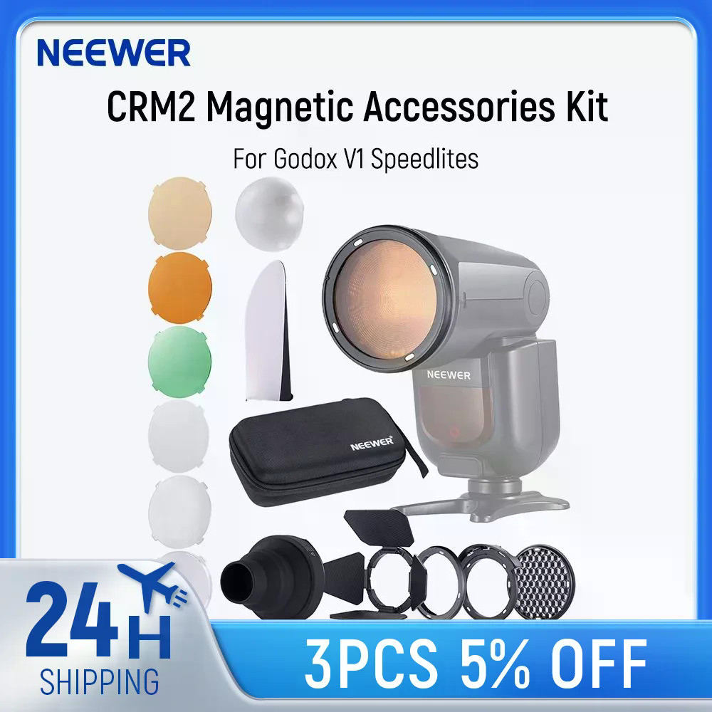 NEEWER CRM2 ชุดอุปกรณ์เสริมแม่เหล็กสําหรับแฟลชหัวกลม Z1-C Z1-N Z1-S Z2-C Z2-N Z2-S ใช้งานร่วมกับ God