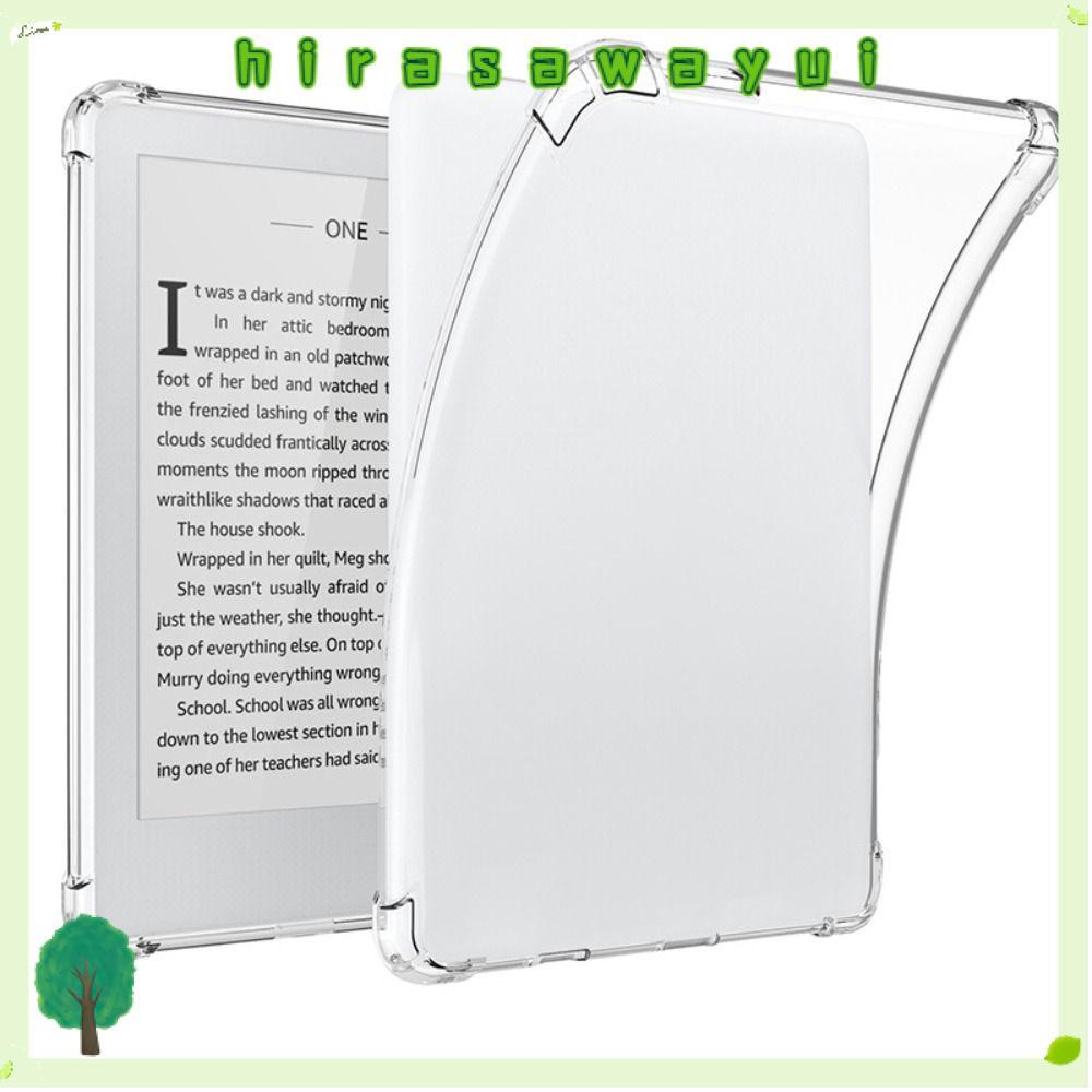 HIRASAWAYUI 6 นิ้ว E-Reader, กันกระแทกสวมใส่ฝาครอบป้องกัน, TPU โปร่งใสถุงลมนิรภัยกลับสําหรับ MeeBook