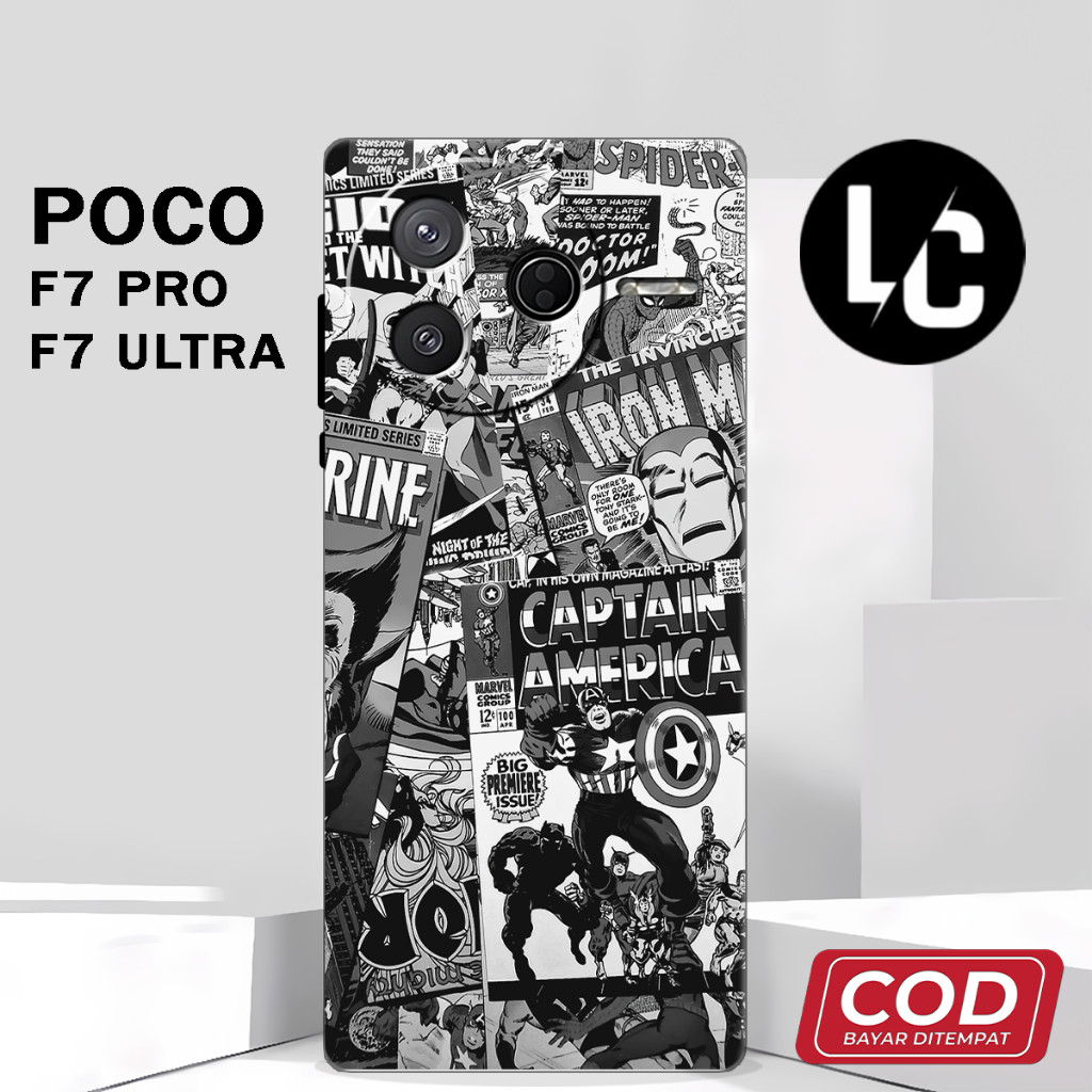 (AQ 39) ยางยืดหยุ่น Softcase สําหรับ Poco F7 PRO l POCO F7 ULTRA ล่าสุด l อะนิเมะ motif ปลอก l บทคัด