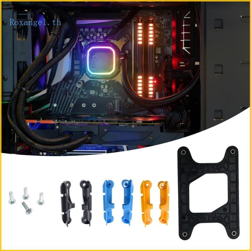 ROX Professional AM4 AM5 Backplane CPU Coolers Mount สําหรับ AM4 B350 X370 A320 X470 Backplate Optim