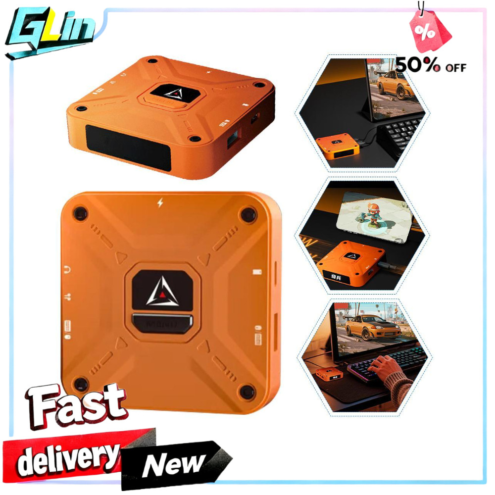  Gawming Ax360m QiBing PUBG Throne Gaming Converter คีย์บอร์ดเมาส์ 2000Hz Polling Rate เกมมือถืออุปกรณ์ต่อพ่วงสําหรับ IOS