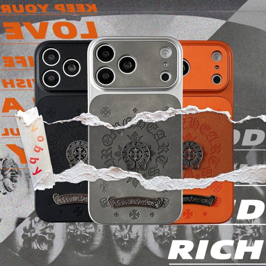 ทันทีเปลี่ยนเป็น IPhone 17 Cross รูปเลื่อนโลหะสไตล์ Hard Shell เคสโทรศัพท์เหมาะสําหรับ IPhone17 17Pro 17ProMax 16 16ProMax 16Pro 15 15Pro 15ProMax 14PM 14 14Pro 17