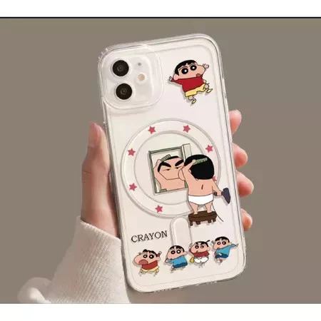 เคสโทรศัพท์แม่เหล็ก ลายเครยอนชินจัง ใช้ได้กับ iPhone17/16/15/14ProMax/13Pro/12/11คุณภาพสูง ป้องกันการตกกระแทกได้ดีเยี่ยม