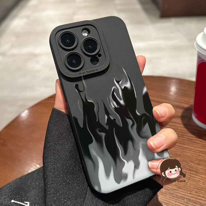 Cool Black Flame เคสโทรศัพท์สําหรับ OnePlus 1 + ACE 6 6T 5 3 2 Pro 3V 2V Racing Nord 3 2 N30 CE3 CE2