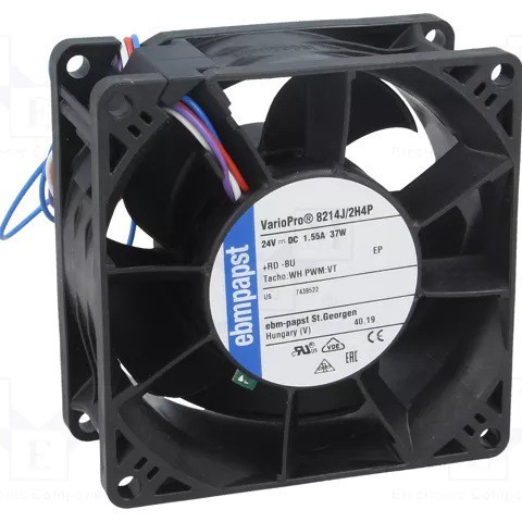 [Ready Stock Hot Sale] Ready Stock 8038 Inverter Fan PWM Fan 24V 1.55A 37W 8214 J/2H4P