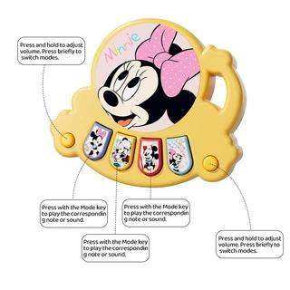 Disney รถหัดเดินเด็ก ใช้หัดเดิน รถไถหัดเดิน รถหัดเดินเด็กมีของเล่น มีเสียงดนตรี ปรับความเร็วได้