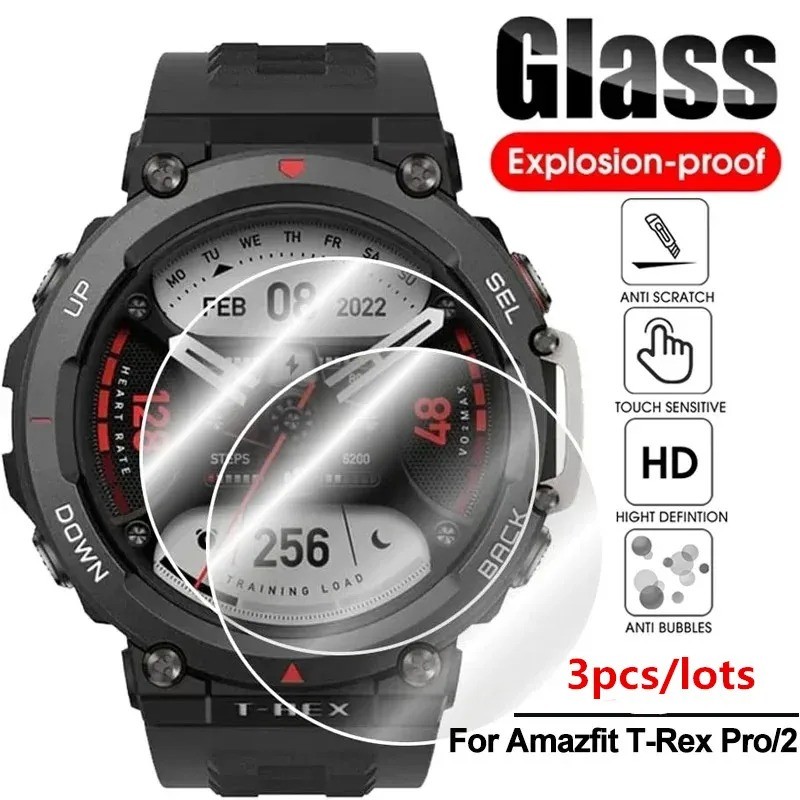 สําหรับ Amazfit T-Rex3 T-Rex3Pro T-Rex2 กระจกนิรภัย Ultra HD สําหรับ Amazfit T-Rex 3 2 Pro Ultra สมา