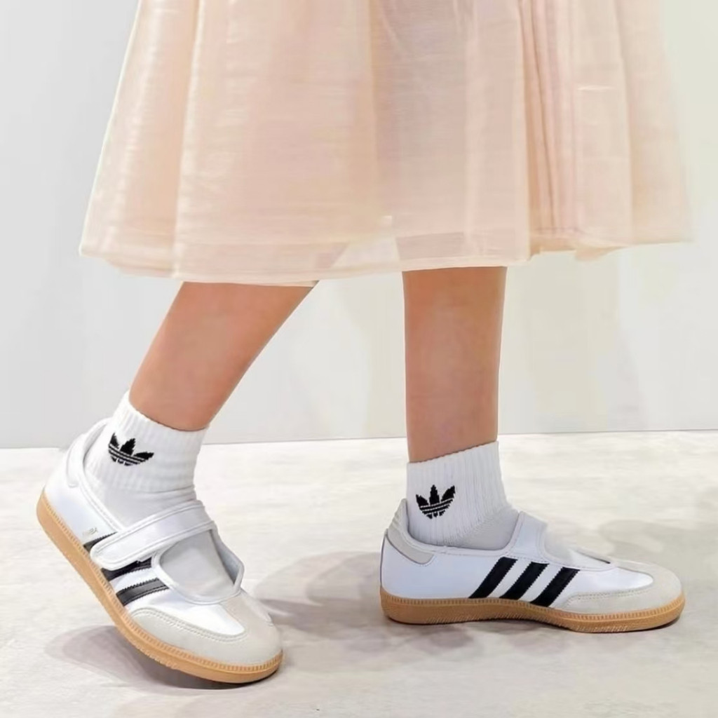 💖Unisex💖️pre-order รอสินค้า️รองเท้า ADIDAS originals Samba Jane JQ6446/JQ6445/JR4482 รองเท้าแตะUnise