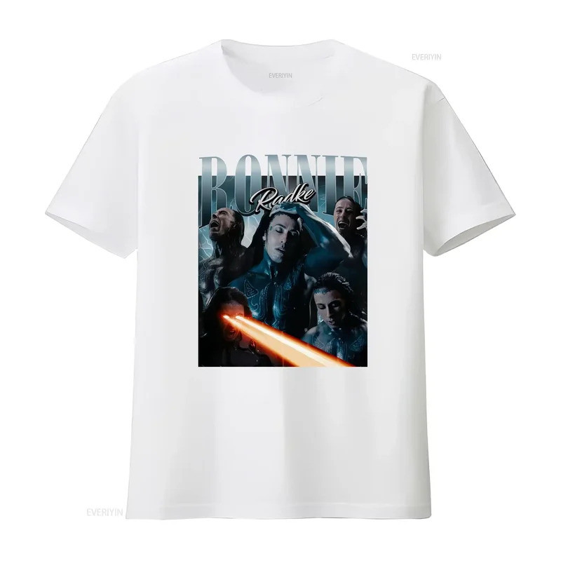 เสื้อยืด Ronnie Radke เหมาะสำหรับคนรักดนตรีร็อก ดีไซน์เมทัลที่โดดเด่น สไตล์วินเทจ เสื้อผ้าผู้ชายดีไซ