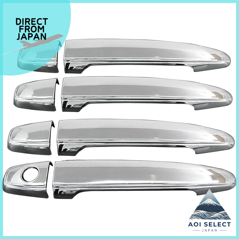 BRIGHTZ Voxy 70 75 Chrome Door Handle Cover Knob 【 T-WISH-NOBU-FS-A4B0C1D3 】 ZRR70G ZRR75G ZRR75W ZR