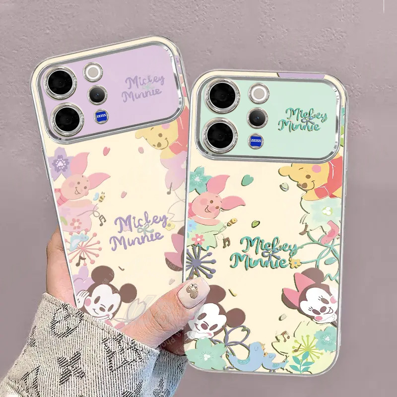 เคส Vivo V70 Case เคสลายการ์ตูนน่ารัก ดอกไม้ การ์ตูนมิกกี้ มินนี่เมาส์ เคสกันกระแทก ซิลิโคนเคลือบนุ่ม สำหรับเด็กผู้หญิง เด็กผู้ชาย นักเรียน