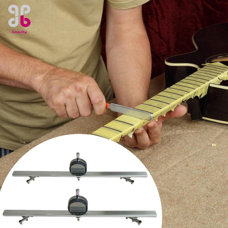 [Baosity] Rod Neck Gauge ไม้บรรทัดเครื่องดนตรีที่มีความแม่นยําสําหรับกีตาร์ไฟฟ้า Curvature Bridge คว