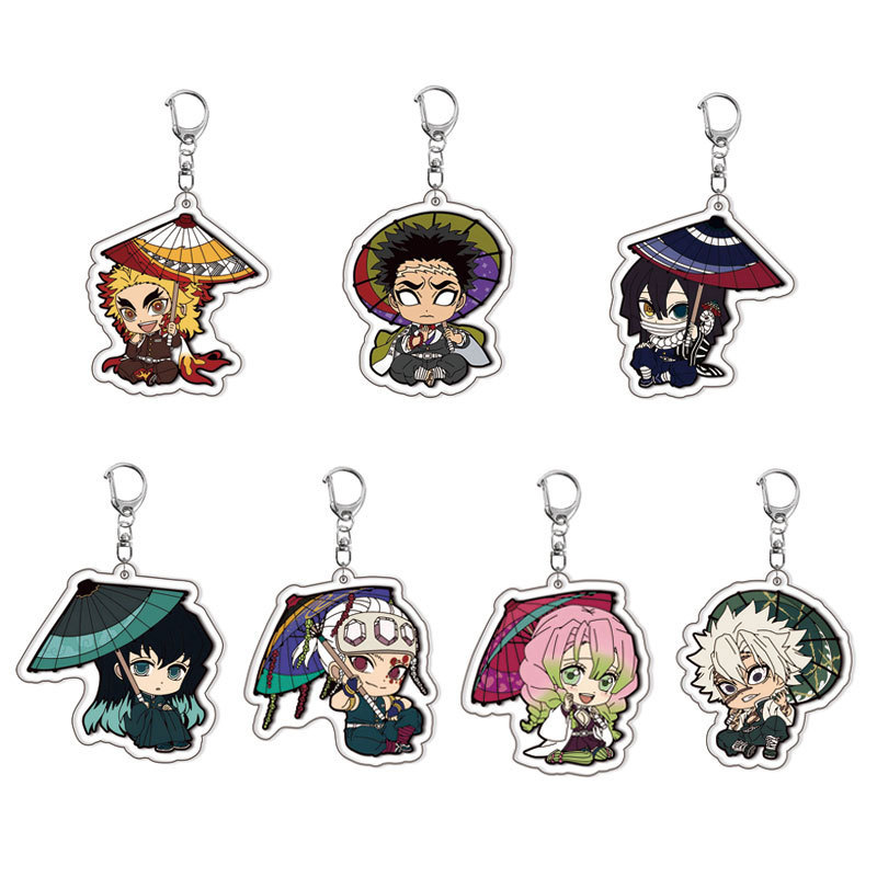 Anime Demon Slayer Kamado Tanjiro ภรรยาของฉัน Zenitsu พวงกุญแจอะคริลิค