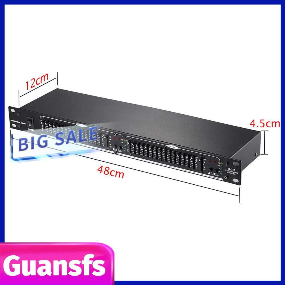 Guansfs Guansfs EQ-215 อีควอไลเซอร์ 15 แบนด์ Dual Channel 1U Rack Mount