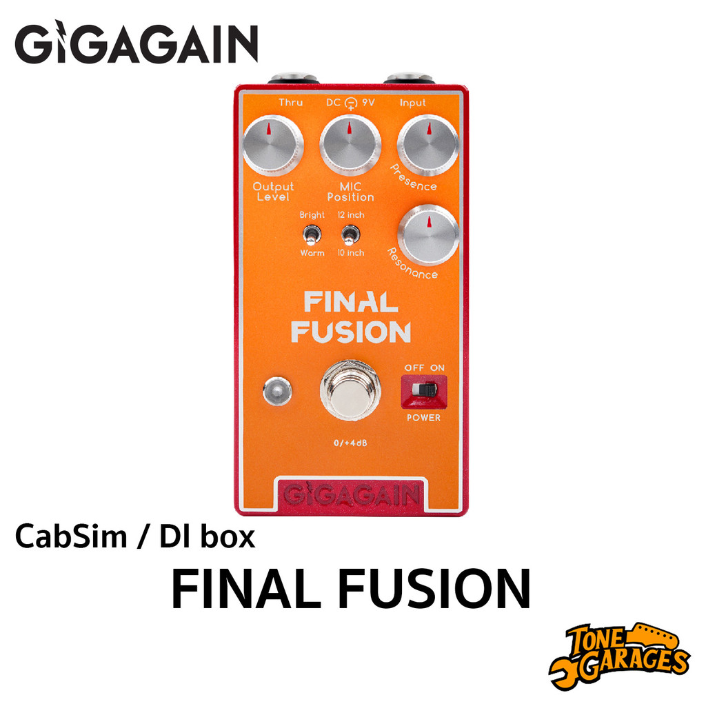 Gigagain Final Fusion CabSim / DI Box เอฟเฟคกีต้าร์