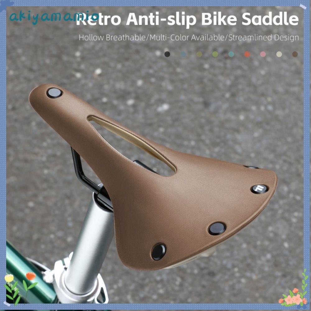 เบาะจักรยานแบบย้อนยุคจากคาร์บอน Akron Yamamio นุ่มสบายสำหรับการขี่จักรยานเสือภูเขา